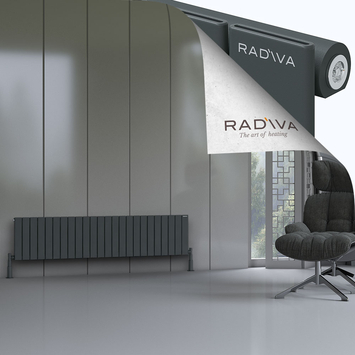 Radiva - Arno Aluminium Radiator 400x1772 Dark Anthracite