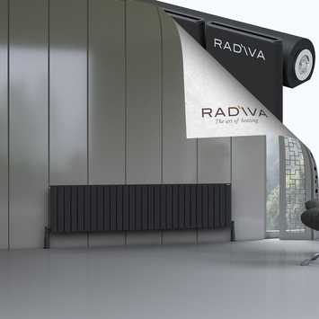 Radiva - Arno Aluminium Radiator 500x2142 Black