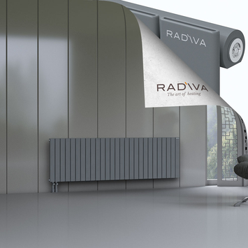 Arno Aluminium Radiator 600x1994 Anthracite - Thumbnail