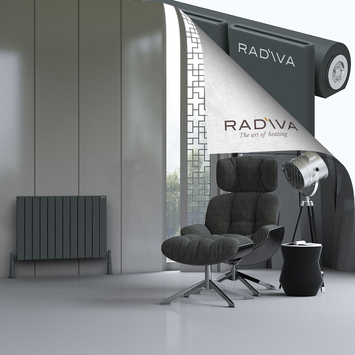 Radiva - Arno Aluminium Radiator 600x884 Dark Anthracite