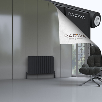 Radiva - Arno Aluminium Radiator 600x958 Black