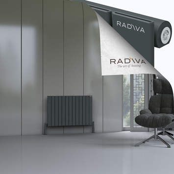 Radiva - Arno Aluminium Radiator 600x958 Dark Anthracite