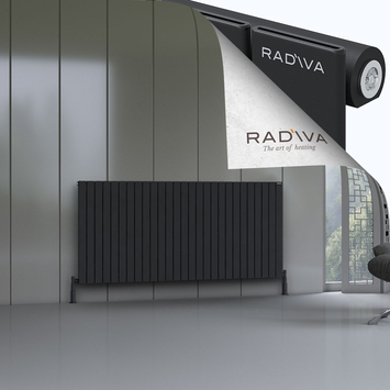 Radiva - Arno Aluminium Radiator 900x1994 Black