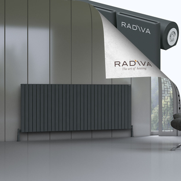 Radiva - Arno Aluminium Radiator 900x2290 Dark Anthracite