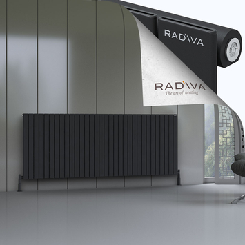 Radiva - Arno Aluminium Radiator 900x2364 Black