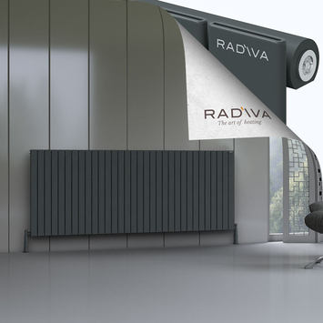 Radiva - Arno Aluminium Radiator 900x2364 Dark Anthracite