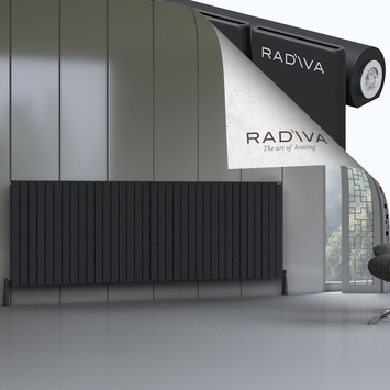 Radiva - Arno Aluminium Radiator 900x2586 Black