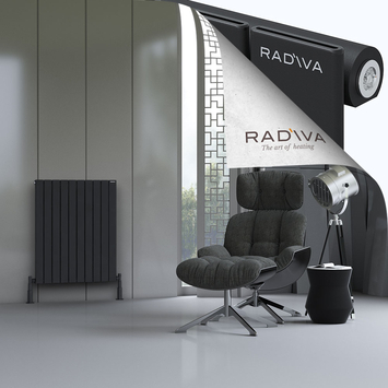 Radiva - Arno Aluminium Radiator 900x736 Black