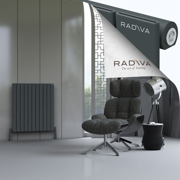 Radiva - Arno Aluminium Radiator 900x810 Dark Anthracite