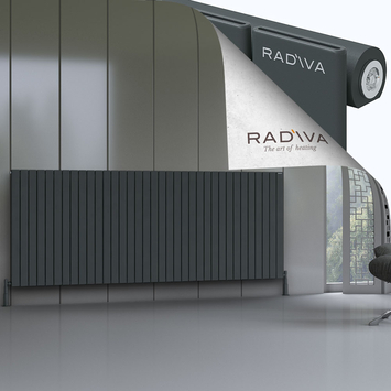 Radiva - Arno Radiateur En Aluminium 1000x2586 Anthracite Foncé