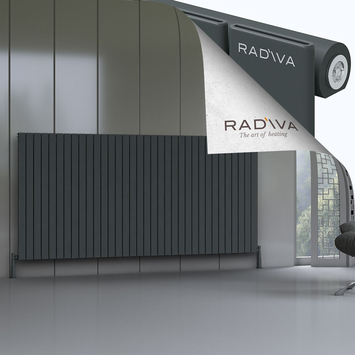 Radiva - Arno Radiateur En Aluminium 1200x2512 Anthracite Foncé