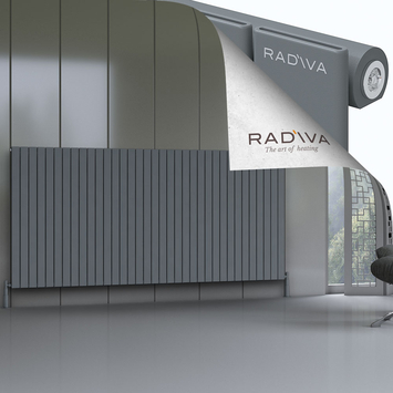 Radiva - Arno Radiateur En Aluminium 1200x2586 Anthracite