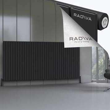 Radiva - Arno Radiateur En Aluminium 1200x2586 Noir