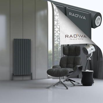 Radiva - Arno Radiateur En Aluminium 1200x588 Anthracite Foncé