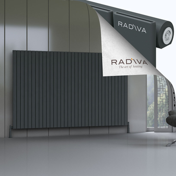 Radiva - Arno Radiateur En Aluminium 1500x2438 Anthracite Foncé