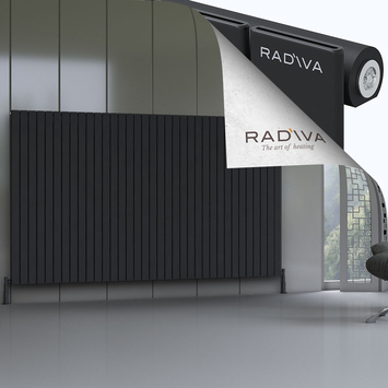 Radiva - Arno Radiateur En Aluminium 1500x2586 Noir