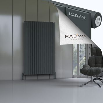 Radiva - Arno Radiateur En Aluminium 1800x1106 Anthracite Foncé