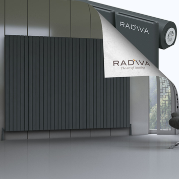 Radiva - Arno Radiateur En Aluminium 1800x2586 Anthracite Foncé
