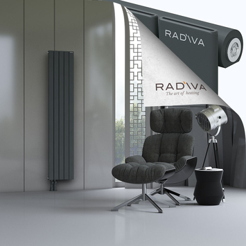 Arno Radiateur En Aluminium 1800x366 Anthracite Foncé - Thumbnail