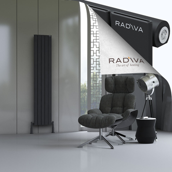Radiva - Arno Radiateur En Aluminium 1800x366 Noir