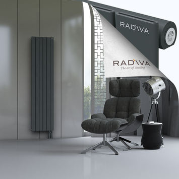 Arno Radiateur En Aluminium 1800x440 Anthracite Foncé - Thumbnail