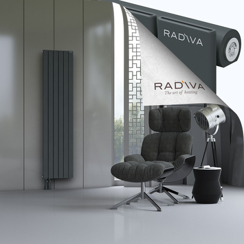 Arno Radiateur En Aluminium 1800x440 Anthracite Foncé - Thumbnail