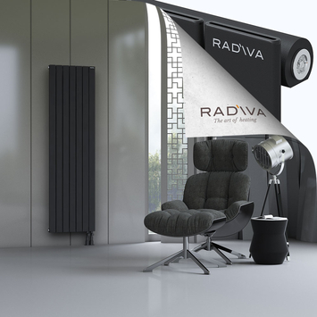 Arno Radiateur En Aluminium 1800x514 Noir - Thumbnail