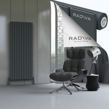 Arno Radiateur En Aluminium 1800x736 Anthracite Foncé - Thumbnail