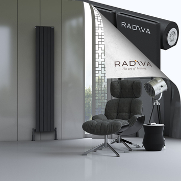 Radiva - Arno Radiateur En Aluminium 2000x366 Noir