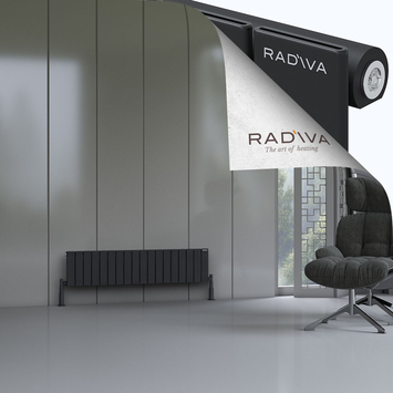 Radiva - Arno Radiateur En Aluminium 300x1328 Noir