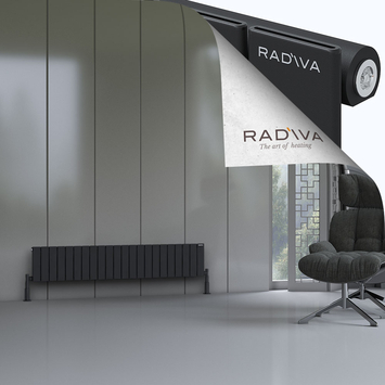 Radiva - Arno Radiateur En Aluminium 300x1624 Noir