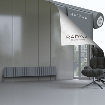 Radiva - Arno Radiateur En Aluminium 300x1772 Anthracite