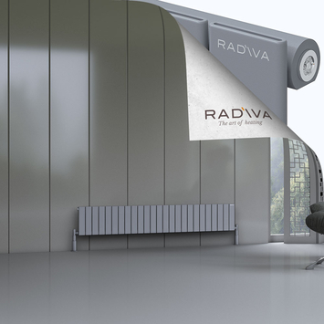 Radiva - Arno Radiateur En Aluminium 300x1846 Gris
