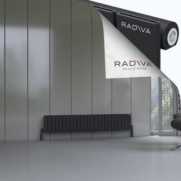Radiva - Arno Radiateur En Aluminium 300x1846 Noir