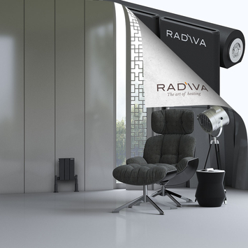 Radiva - Arno Radiateur En Aluminium 300x218 Noir