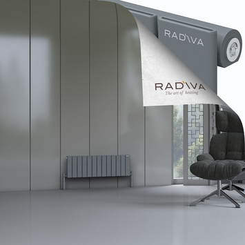 Radiva - Arno Radiateur En Aluminium 300x958 Anthracite