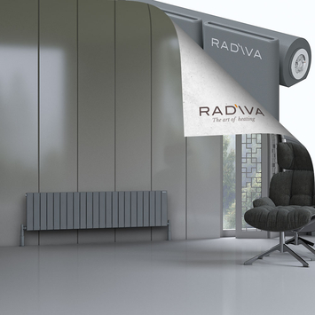 Radiva - Arno Radiateur En Aluminium 400x1624 Anthracite