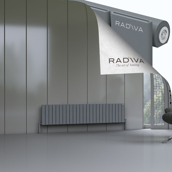 Radiva - Arno Radiateur En Aluminium 400x1846 Anthracite