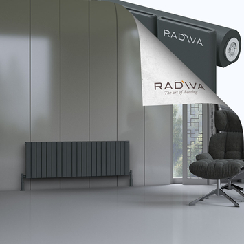 Radiva - Arno Radiateur En Aluminium 500x1550 Anthracite Foncé