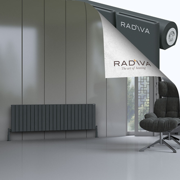 Radiva - Arno Radiateur En Aluminium 500x1698 Anthracite Foncé