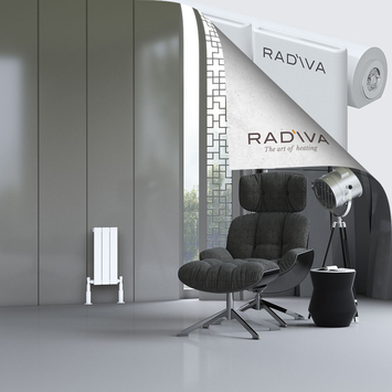 Radiva - Arno Radiateur En Aluminium 500x218 Blanc