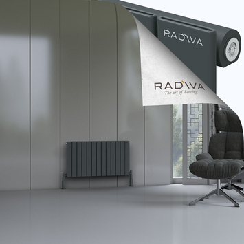 Radiva - Arno Radiateur En Aluminium 500x958 Anthracite Foncé