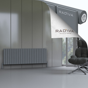 Radiva - Arno Radiateur En Aluminium 600x1772 Anthracite