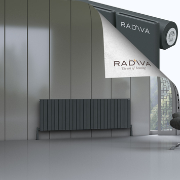 Radiva - Arno Radiateur En Aluminium 600x1920 Anthracite Foncé