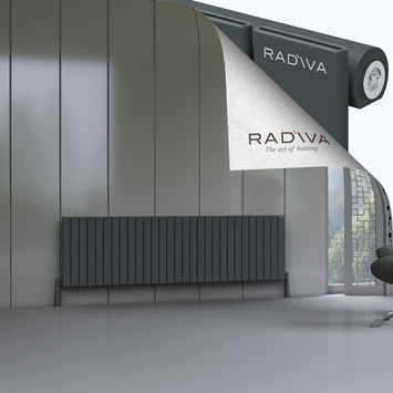 Radiva - Arno Radiateur En Aluminium 600x2142 Anthracite Foncé