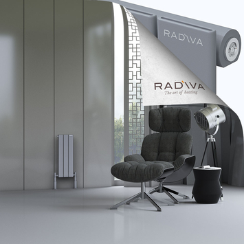 Radiva - Arno Radiateur En Aluminium 600x218 Gris