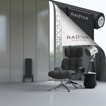 Radiva - Arno Radiateur En Aluminium 600x218 Noir