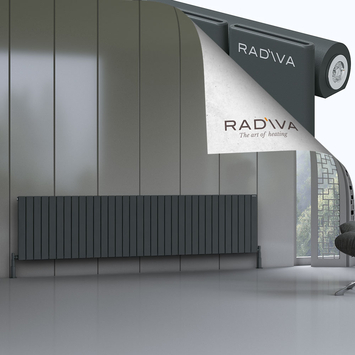 Radiva - Arno Radiateur En Aluminium 600x2512 Anthracite Foncé