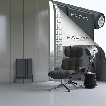 Radiva - Arno Radiateur En Aluminium 600x514 Anthracite Foncé