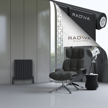 Radiva - Arno Radiateur En Aluminium 600x588 Noir